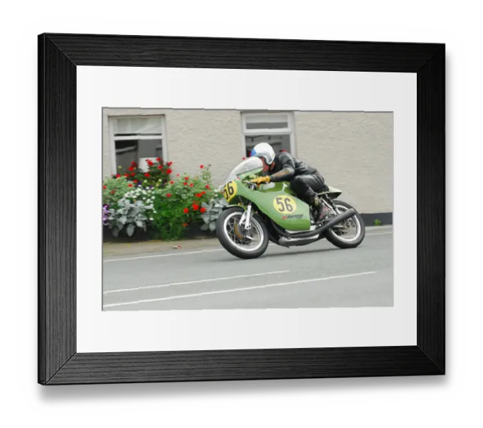 Framed Print : Mick Moreton (Paton) 2015 Senior Classic TT Framed Print : Mick Moreton (Paton) 2015 Senior Classic TT
