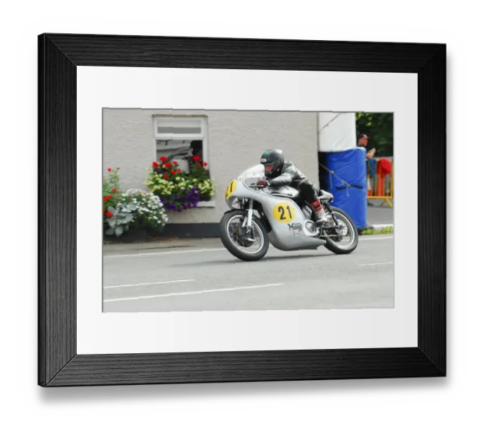 Framed Print : Wattie Brown (Norton) 2015 Senior Classic TT Framed Print : Wattie Brown (Norton) 2015 Senior Classic TT