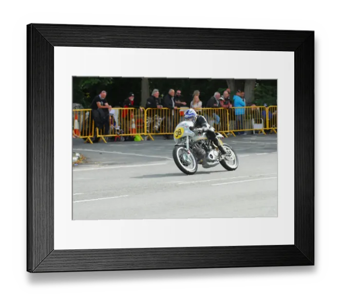 Framed Print : Bruno Leroy (Vincent) 2015 Senior Classic TT Framed Print : Bruno Leroy (Vincent) 2015 Senior Classic TT