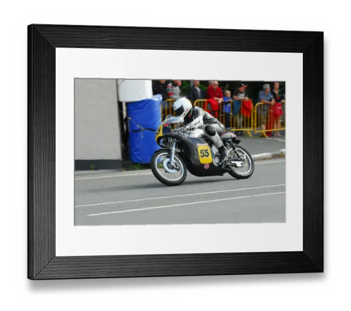 Framed Print : Keith Clarke (Norton) 2015 Senior Classic TT Framed Print : Keith Clarke (Norton) 2015 Senior Classic TT
