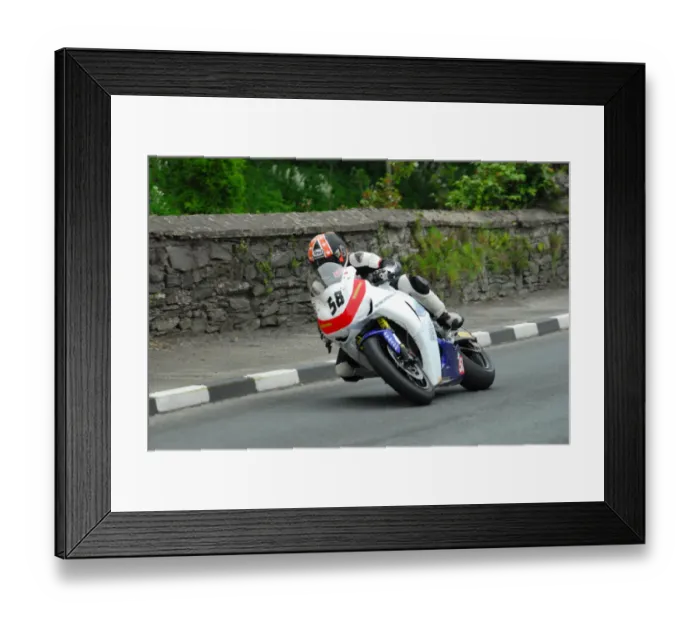 Framed Print : Lee Johnston (Honda) 2013 Superbike TT Framed Print : Lee Johnston (Honda) 2013 Superbike TT