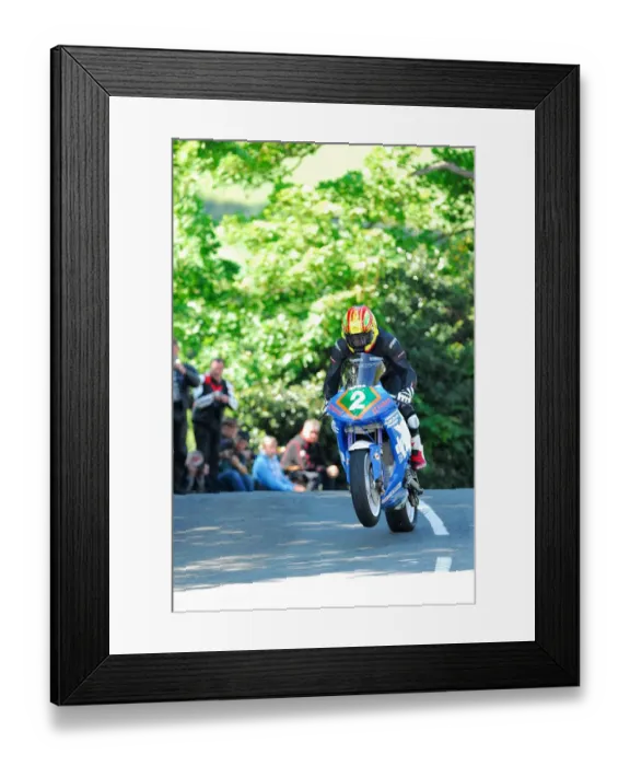 Framed Print : Cameron Donald (Kawasaki) 2013 Lightweight TT Framed Print : Cameron Donald (Kawasaki) 2013 Lightweight TT