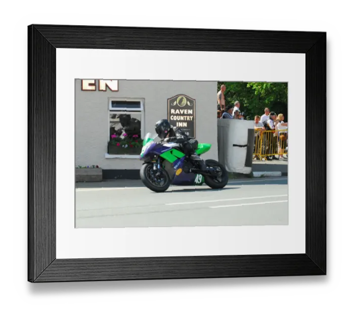 Framed Print : Neal Champion (Kawasaki) 2013 Lightweight TT Framed Print : Neal Champion (Kawasaki) 2013 Lightweight TT