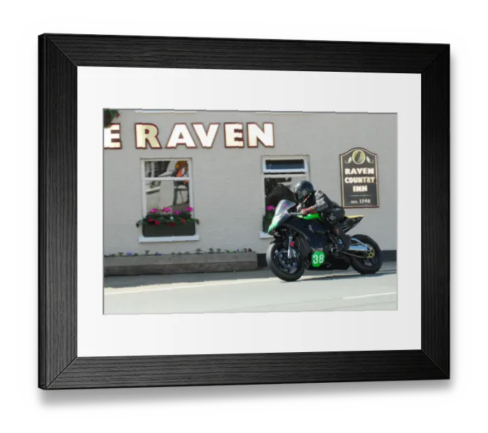 Framed Print : Mark Parrett (Kawasaki) 2013 Lightweight TT Framed Print : Mark Parrett (Kawasaki) 2013 Lightweight TT