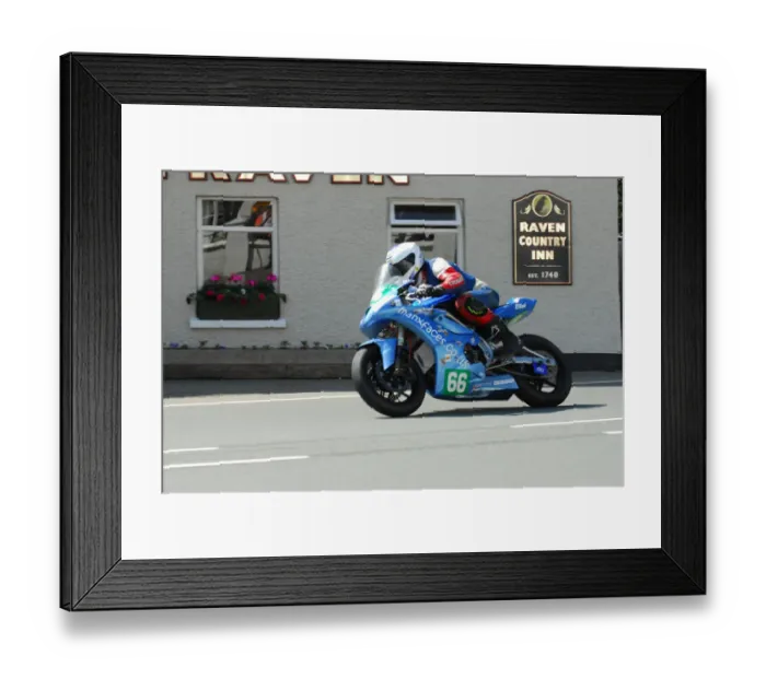 Framed Print : Oliver Dupuy (Kawasaki) 2013 Lightweight TT Framed Print : Oliver Dupuy (Kawasaki) 2013 Lightweight TT