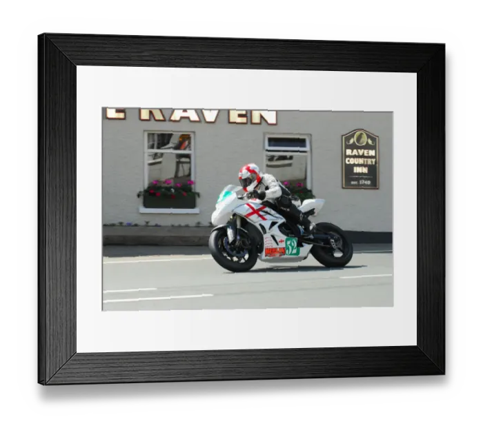 Framed Print : Adrian Harrison (Kawasaki) 2013 Lightweight TT Framed Print : Adrian Harrison (Kawasaki) 2013 Lightweight TT