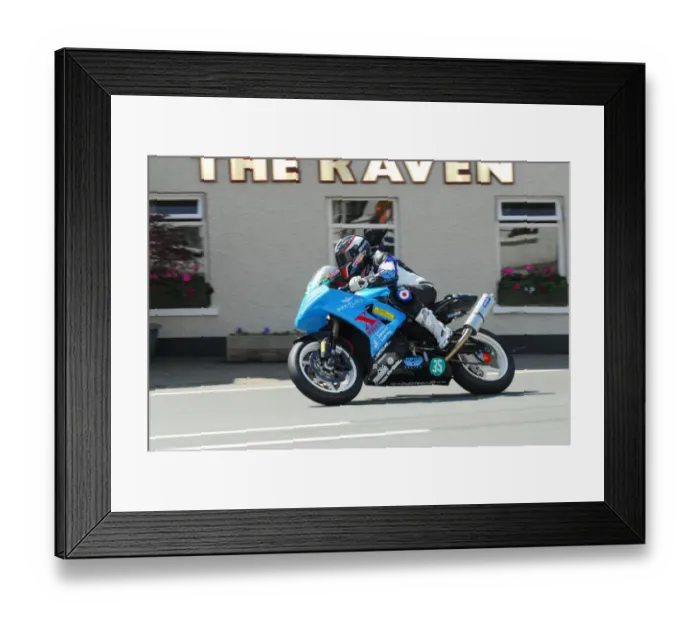 Framed Print : Adrian Cox (Kawasaki) 2013 Lightweight TT Framed Print : Adrian Cox (Kawasaki) 2013 Lightweight TT