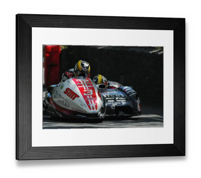Framed Print : Tim Reeves & Dan Sayle (LCR Honda) 2013 Sidecar TT Framed Print : Tim Reeves & Dan Sayle (LCR Honda) 2013 Sidecar TT