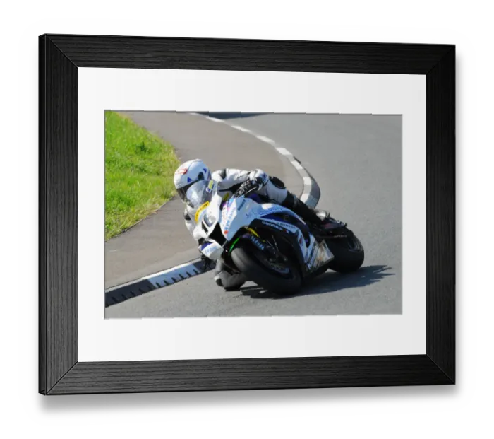 Framed Print : David Johnson (Kawasaki) 2013 Senior TT Framed Print : David Johnson (Kawasaki) 2013 Senior TT