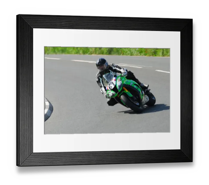 Framed Print : Fabrice Miguet (Kawasaki) 2013 Senior TT Framed Print : Fabrice Miguet (Kawasaki) 2013 Senior TT