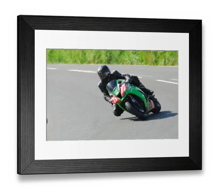 Framed Print : Neal Champion (Kawasaki) 2013 Senior TT Framed Print : Neal Champion (Kawasaki) 2013 Senior TT