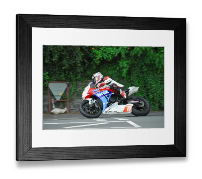 Framed Print : John Ingram (Suzuki) 2013 Senior TT Framed Print : John Ingram (Suzuki) 2013 Senior TT