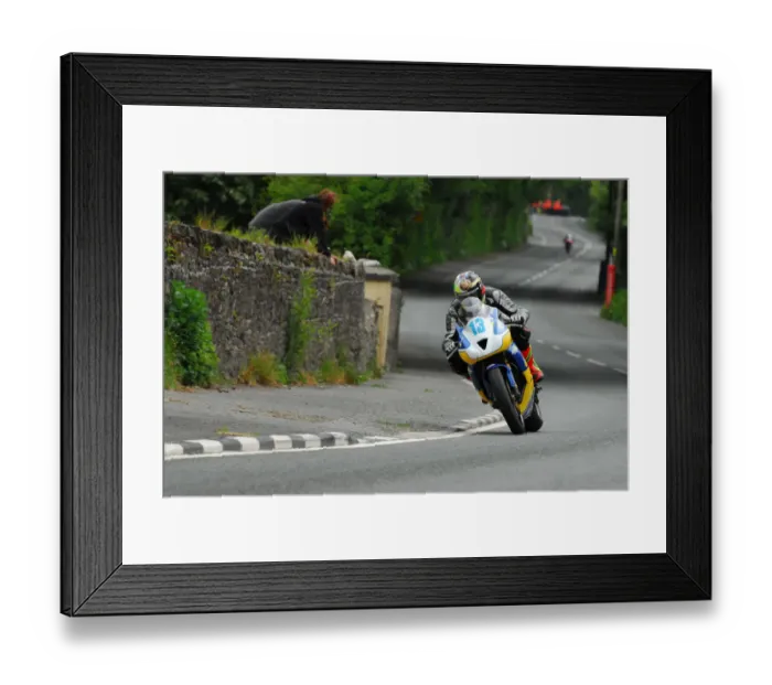Framed Print : Dan Cooper (Triumph) 2013 Supersport TT Framed Print : Dan Cooper (Triumph) 2013 Supersport TT