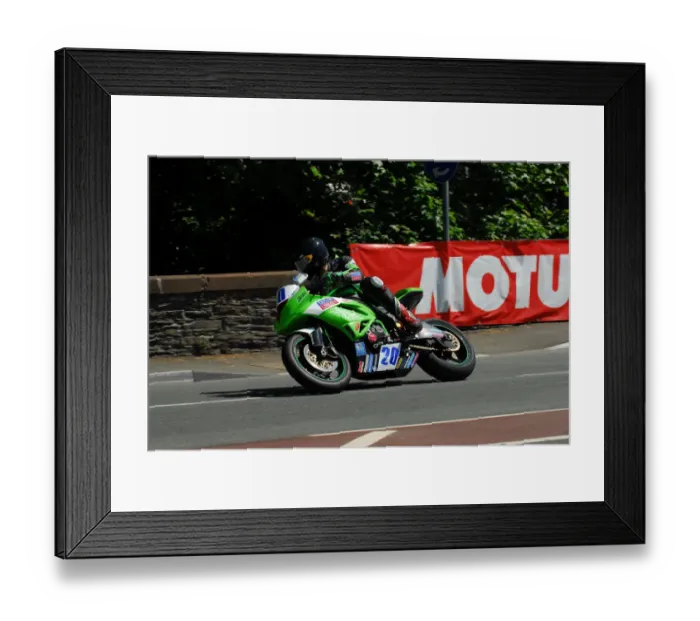 Framed Print : Ivan Lintin (Kawasaki) 2013 Supersport TT Framed Print : Ivan Lintin (Kawasaki) 2013 Supersport TT