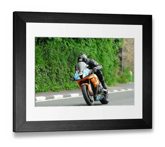 Framed Print : Rob Barber (Honda) 2013 Supersport TT Framed Print : Rob Barber (Honda) 2013 Supersport TT