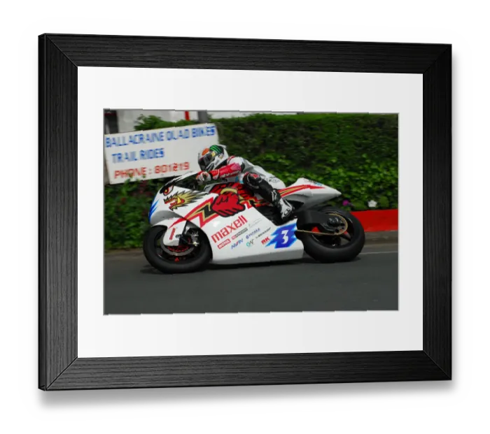 Framed Print : John McGuinness (Mugen) 2013 TT Zero Framed Print : John McGuinness (Mugen) 2013 TT Zero