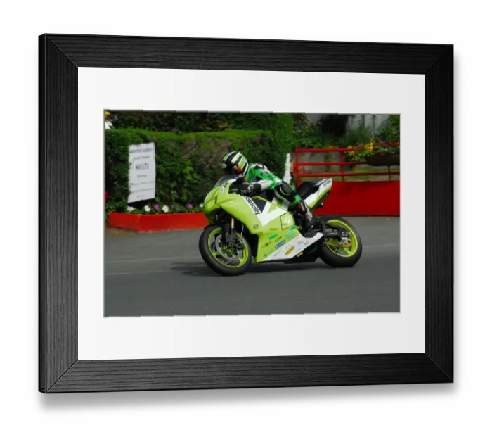 Framed Print : George Spence (Ion Horse) 2013 TT Zero Framed Print : George Spence (Ion Horse) 2013 TT Zero