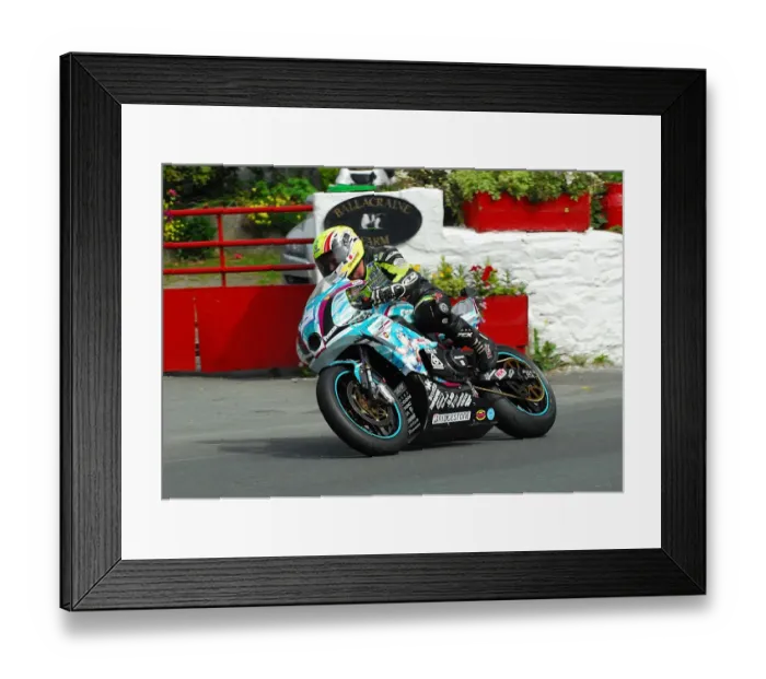 Framed Print : Ian Lougher (KomaTTi Mirai) 2013 TT Zero Framed Print : Ian Lougher (KomaTTi Mirai) 2013 TT Zero