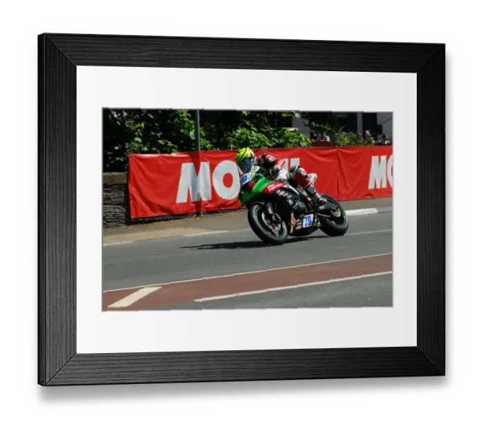Framed Print : Nuno Caetano (Kawasaki) 2013 Supersport TT Framed Print : Nuno Caetano (Kawasaki) 2013 Supersport TT