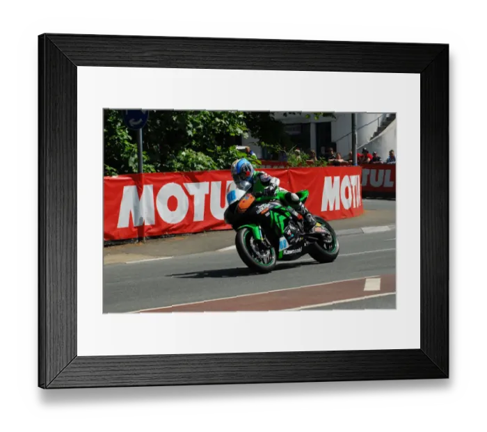 Framed Print : Adam Child (Kawasaki) 2013 Supersport TT Framed Print : Adam Child (Kawasaki) 2013 Supersport TT