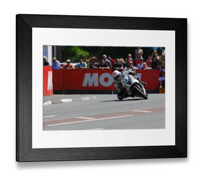 Framed Print : David Johnson (Triumph) 2013 Supersport TT Framed Print : David Johnson (Triumph) 2013 Supersport TT