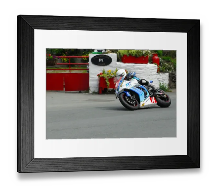 Framed Print : Dean Harrison (Kawasaki) 2013 Superstock TT Framed Print : Dean Harrison (Kawasaki) 2013 Superstock TT