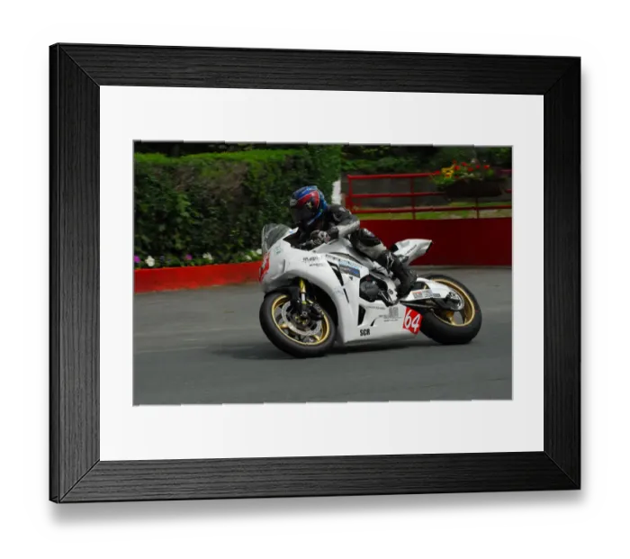 Framed Print : Dave Madsen-Mygdal (Honda) 2013 Superstock TT Framed Print : Dave Madsen-Mygdal (Honda) 2013 Superstock TT