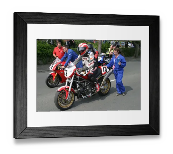 Framed Print : Giorgio Cantalupo (Ducati) 2003 Formula One TT Framed Print : Giorgio Cantalupo (Ducati) 2003 Formula One TT