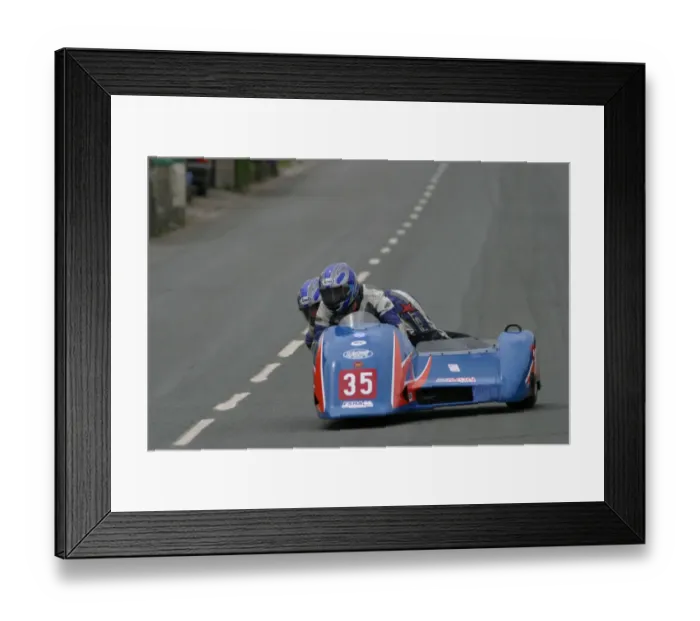 Framed Print : Andy King & Helen Rathgay (Ireson Yamaha) 2003 Sidecar TT Framed Print : Andy King & Helen Rathgay (Ireson Yamaha) 2003 Sidecar TT