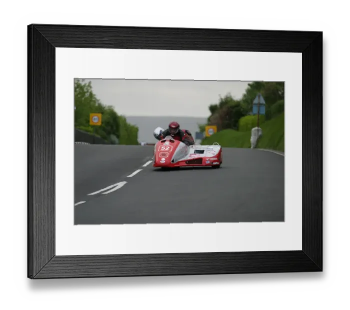 Framed Print : Francois Leblond & Sylvie Leblond (Baker Honda) 2005 Sidecar TT Framed Print : Francois Leblond & Sylvie Leblond (Baker Honda) 2005 Sidecar TT