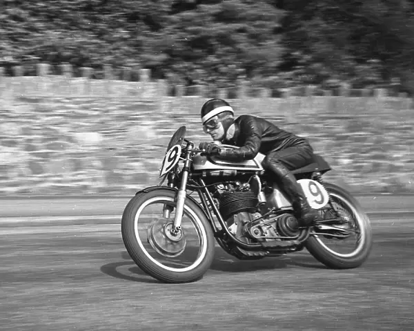 Roy Boughey (Norton) 1957 Senior Manx Grand Prix