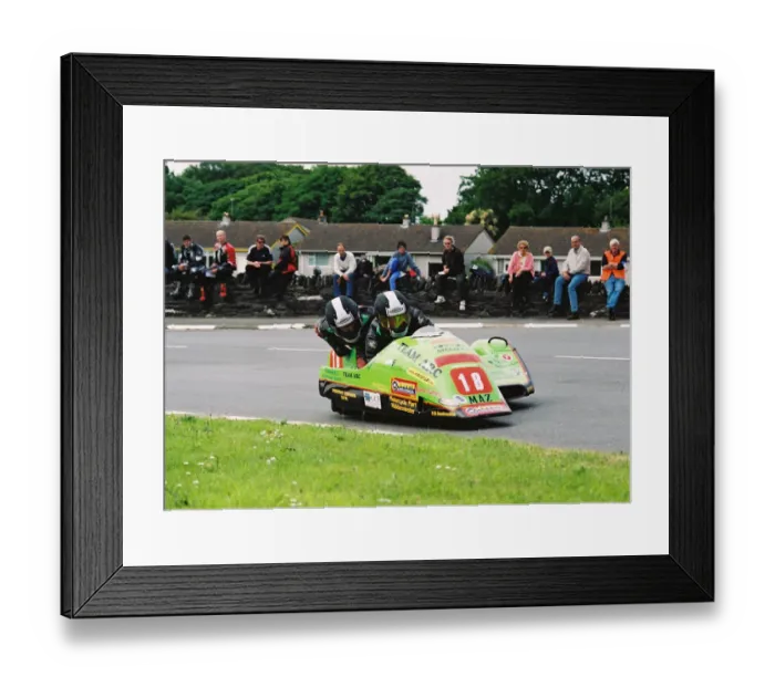 Framed Print : Kenny Howles & Doug Jewell (ARC Ireson Yamaha) 2004 Sidecar TT Framed Print : Kenny Howles & Doug Jewell (ARC Ireson Yamaha) 2004 Sidecar TT
