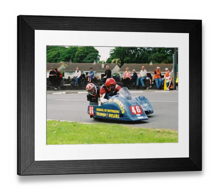 Framed Print : Neil Kelly & Jason O Connor (Ireson Honda) 2004 Sidecar TT Framed Print : Neil Kelly & Jason O Connor (Ireson Honda) 2004 Sidecar TT