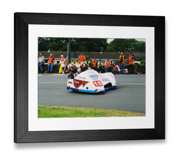 Framed Print : Greg Lambert & Ivan Murray (DMR GL Honda) 2004 Sidecar TT Framed Print : Greg Lambert & Ivan Murray (DMR GL Honda) 2004 Sidecar TT