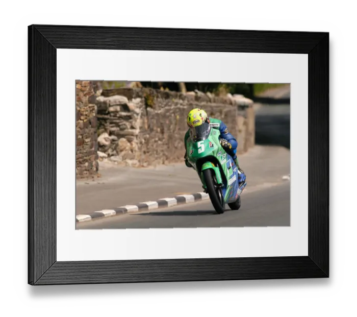 Framed Print : Ian Lougher (Honda) 2004 Ultra Lightweight 125 TT Framed Print : Ian Lougher (Honda) 2004 Ultra Lightweight 125 TT