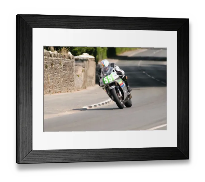Framed Print : Manfred Vogl (Heim & Haus Kawasaki) 2004 Lightweight 400 TT Framed Print : Manfred Vogl (Heim & Haus Kawasaki) 2004 Lightweight 400 TT