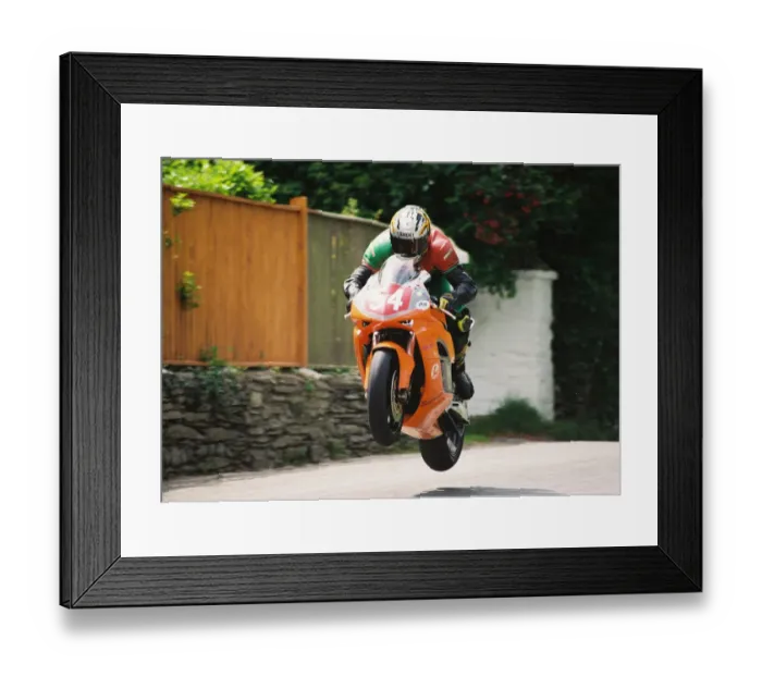 Framed Print : Dirk Kaletsch (Honda) 2004 Production 1000 TT Framed Print : Dirk Kaletsch (Honda) 2004 Production 1000 TT