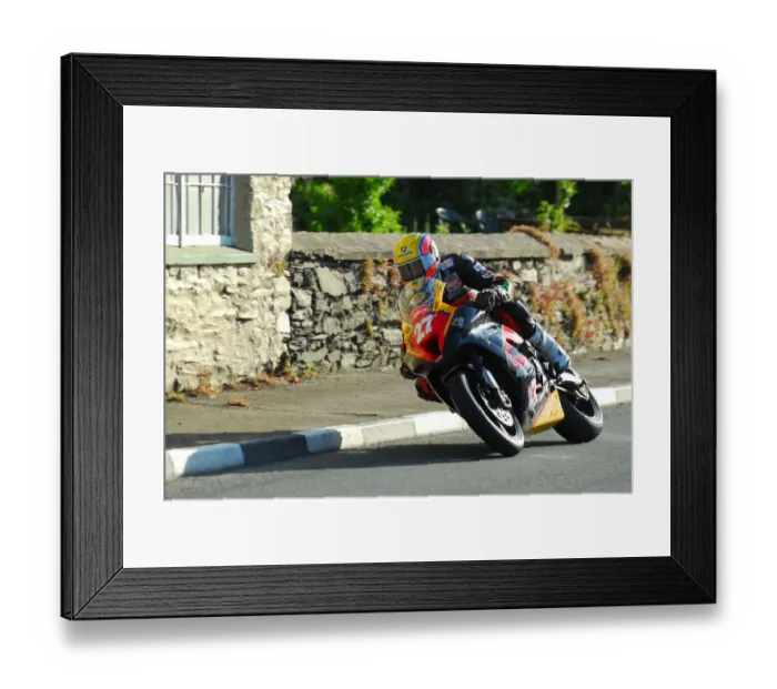 Framed Print : John Burrows (Kawasaki) 2012 Superstock TT Framed Print : John Burrows (Kawasaki) 2012 Superstock TT