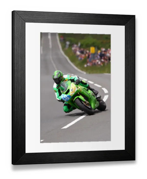 Framed Print : Ian Watson (Kawasaki) 2014 Junior 600 TT Framed Print : Ian Watson (Kawasaki) 2014 Junior 600 TT