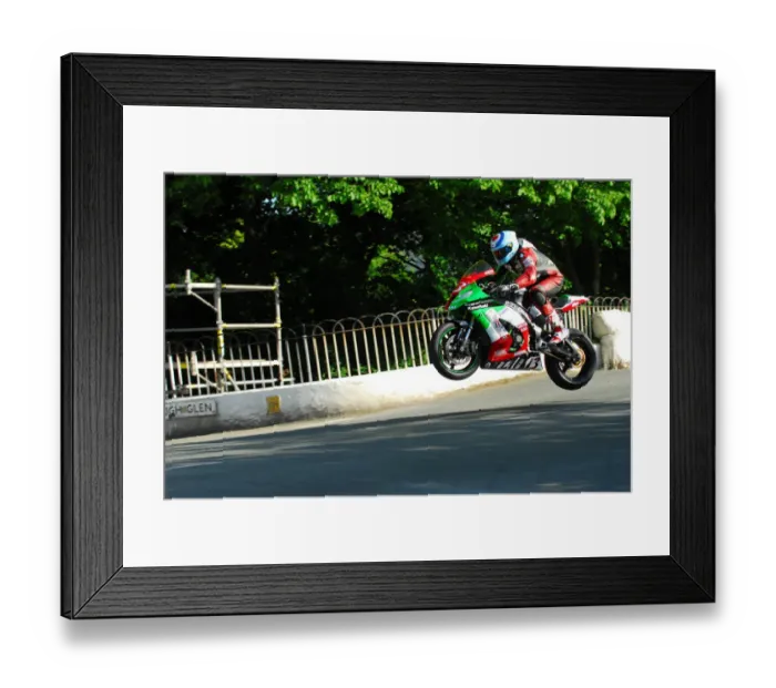 Framed Print : James Hillier (Kawasaki) 2012 Superstock TT Framed Print : James Hillier (Kawasaki) 2012 Superstock TT