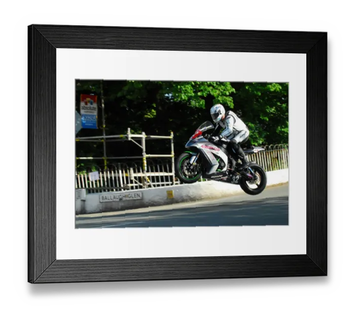Framed Print : David Johnson (Kawasaki) 2012 Superstock TT Framed Print : David Johnson (Kawasaki) 2012 Superstock TT