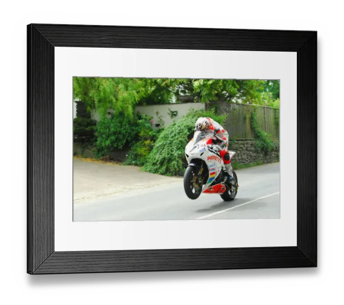 Framed Print : Gary Johnson (Honda) 2012 Superbike TT Framed Print : Gary Johnson (Honda) 2012 Superbike TT