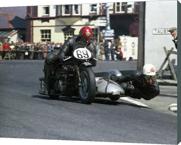 Ron Glover and David Forshaw (Norton) 1967 Sidecar TT