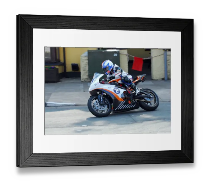 Framed Print : Russ Mountford (BX 09) 2012 Zero TT Framed Print : Russ Mountford (BX 09) 2012 Zero TT