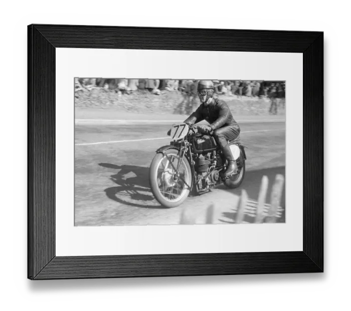 Framed Print : Ulf Gate (Velocette) 1952 Junior TT Framed Print : Ulf Gate (Velocette) 1952 Junior TT