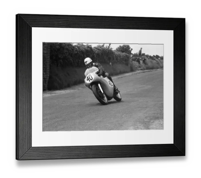 Framed Print : Dennis Fry (Norton) 1964 Senior TT Framed Print : Dennis Fry (Norton) 1964 Senior TT