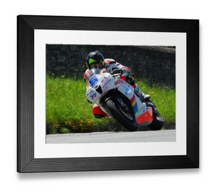 Framed Print : Bruce Anstey (Honda) TT 2012 Supersport TT Framed Print : Bruce Anstey (Honda) TT 2012 Supersport TT