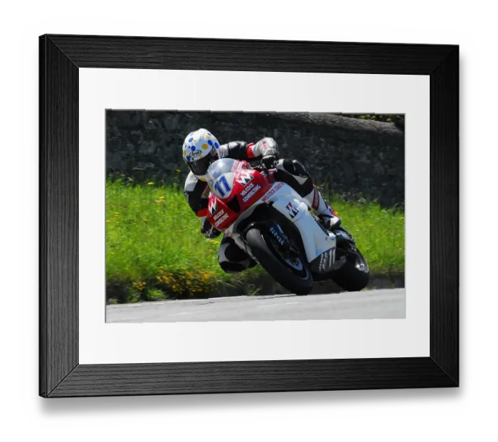 Framed Print : Dan Stewart (Honda) TT 2012 Supersport TT Framed Print : Dan Stewart (Honda) TT 2012 Supersport TT