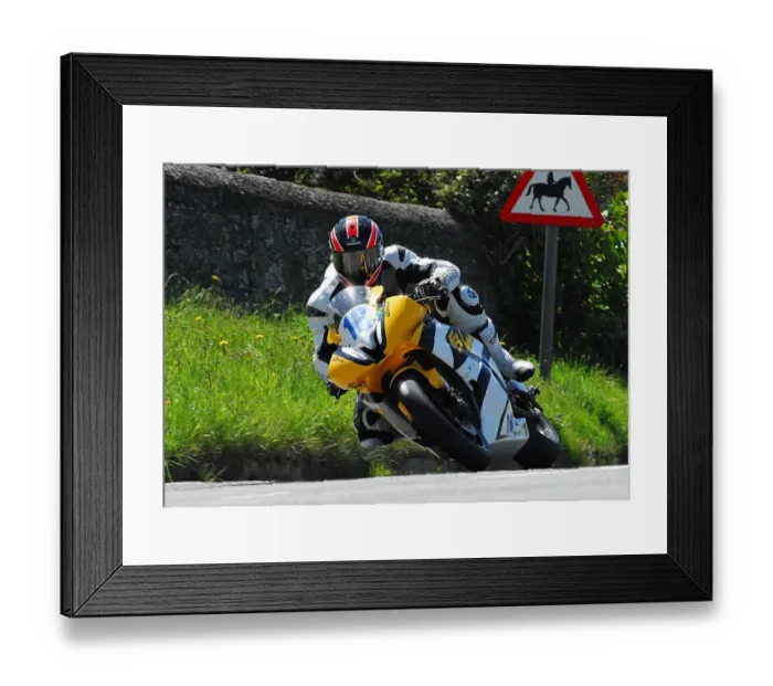 Framed Print : Adrian Archibald (Yamaha) TT 2012 Supersport TT Framed Print : Adrian Archibald (Yamaha) TT 2012 Supersport TT