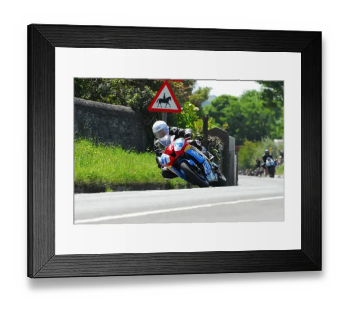 Framed Print : Dean Harrison (Yamaha) TT 2012 Supersport TT Framed Print : Dean Harrison (Yamaha) TT 2012 Supersport TT